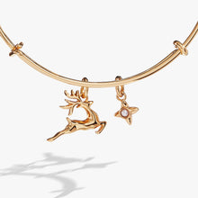 Load image into Gallery viewer, Holiday Reindeer Bangle