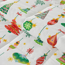 Load image into Gallery viewer, Reversible Christmas Comforter and Sham Set - Holiday / Lodge Odette Collection