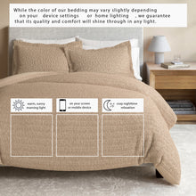 Load image into Gallery viewer, 100% Cotton Honeycomb Waffle Duvet Set - Mattea Collection