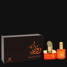 Load image into Gallery viewer, Riwayat El Ambar + Free .67 oz Travel By Afnan Perfume for Women