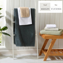 Load image into Gallery viewer, 100% Cotton Woven Texture Bath Towel Set - Marbella Collection