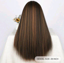 Load image into Gallery viewer, LydiaMFashions Kinky Straight Headband Wig for Women