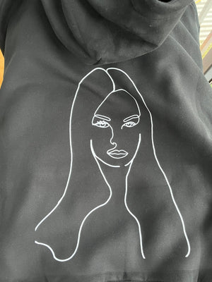 Charlotte Summers 1 Black Hoodie 1 Pink Shirt