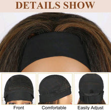 Load image into Gallery viewer, LydiaMFashions Kinky Straight Headband Wig