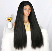 Load image into Gallery viewer, LydiaMFashions Kinky Straight Headband Wig