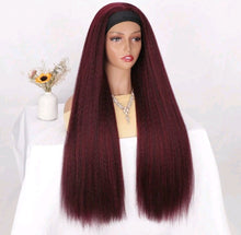 Load image into Gallery viewer, LydiaMFashions Kinky Straight Headband Wig for Women