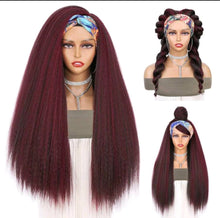 Load image into Gallery viewer, LydiaMFashions Straight Headband New Style Wig