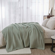 Load image into Gallery viewer, 100% Cotton Waffle Weave Blanket - Mikala Collection