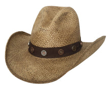 Load image into Gallery viewer, Bullhide Road Agent - Shapeable Straw Cowboy Hat