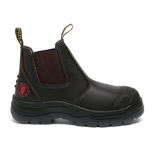 Load image into Gallery viewer, ROCKROOSTER Bakken Dark Brown 6 inch Pull on Leather Work Boots AK229