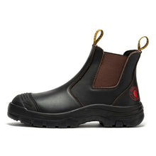 Load image into Gallery viewer, ROCKROOSTER Bakken Dark Brown 6 inch Pull on Leather Work Boots AK229