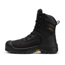 Load image into Gallery viewer, ROCKROOSTER Beaufort Men's Black 8 inch Waterproof Composite Toe Work Boots VAK830