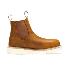 Load image into Gallery viewer, ROCKROOSTER Capitola Men's 6 inch Brown Wedge Work Boots SAP102