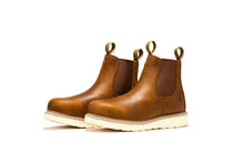Load image into Gallery viewer, ROCKROOSTER Capitola Men's 6 inch Brown Wedge Work Boots SAP102