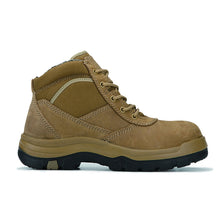 Load image into Gallery viewer, ROCKROOSTER Cortez Brown 6 Inch Steel Toe Leather Work Boots AK250