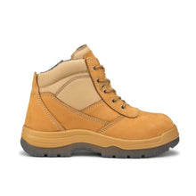 Load image into Gallery viewer, ROCKROOSTER Cortez Tan 6 Inch Zip-sided Steel toecap Leather Work Boots AK050