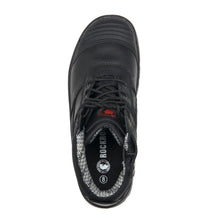 Load image into Gallery viewer, ROCKROOSTER Crisson Black 6 inch Zip sided Steel Toe Leather Work Boots AK050BK