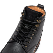 Load image into Gallery viewer, ROCKROOSTER Edgewood Men's 6 Inch Black Steel Toe Wedge Work Boots SAP610BK