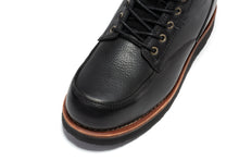 Load image into Gallery viewer, ROCKROOSTER Edgewood Men's 6 Inch Black Steel Toe Wedge Work Boots SAP610BK