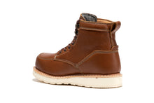 Load image into Gallery viewer, ROCKROOSTER Edgewood Men's 6 Inch Black Steel Toe Wedge Work Boots SAP610BK