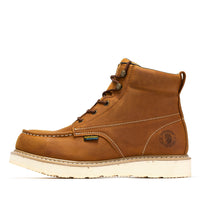Load image into Gallery viewer, ROCKROOSTER Edgewood Men's 6 inch Brown steel toe waterproof wedge work boots SAP858