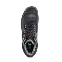 Load image into Gallery viewer, ROCKROOSTER Kensington Black 7 inch Zip-sided Steel Toe Leather Work Boots AK245Z