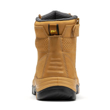 Load image into Gallery viewer, ROCKROOSTER Madison Tan 6 inch Zip-sided Steel Toe Leather Work Boots AK052