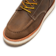 Load image into Gallery viewer, ROCKROOSTER Mantua Men's 8 inch Dark Brown Soft Toe Wedge Work Boots SAP308