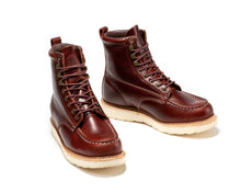 Load image into Gallery viewer, ROCKROOSTER Norwood Cherry Brown Men's 6 inch Soft Toe Wedge Work Boots SAP600