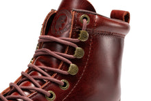 Load image into Gallery viewer, ROCKROOSTER Norwood Cherry Brown Men's 6 inch Soft Toe Wedge Work Boots SAP600