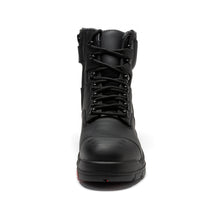 Load image into Gallery viewer, ROCKROOSTER Roslyn Black 7 inch Zip-sided Composite Toe Leather Work Boots CP245Z