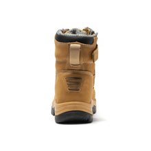 Load image into Gallery viewer, ROCKROOSTER Roslyn Black 7 inch Zip-sided Composite Toe Leather Work Boots CP245Z