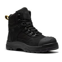 Load image into Gallery viewer, ROCKROOSTER Stowe Black 7 inch Composite Toe Leather Work Boots CP212BK