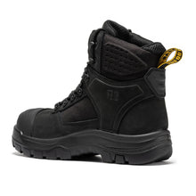 Load image into Gallery viewer, ROCKROOSTER Stowe Black 7 inch Composite Toe Leather Work Boots CP212BK