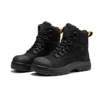 Load image into Gallery viewer, ROCKROOSTER Stowe Black 7 inch Composite Toe Leather Work Boots CP212BK