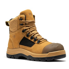 Load image into Gallery viewer, ROCKROOSTER Stowe Black 7 inch Composite Toe Leather Work Boots CP212BK