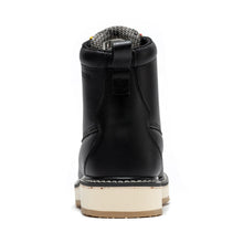 Load image into Gallery viewer, ROCKROOSTER Trinidad Men's 6 inch Black Steel Toe Wedge Work Boots SAP2301