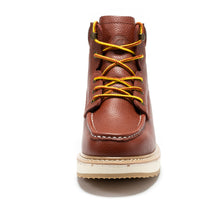 Load image into Gallery viewer, ROCKROOSTER Walker Men's 6 Inch Brown Soft Toe Wedge Work Boots SAP360
