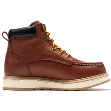 Load image into Gallery viewer, ROCKROOSTER Walker Men's 6 Inch Brown Soft Toe Wedge Work Boots SAP360