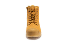Load image into Gallery viewer, rockrooster Woodland Wheat 6 inch Composite Toe Zip-sided Leather Work Boots AK659
