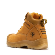 Load image into Gallery viewer, rockrooster Woodland Wheat 6 inch Composite Toe Zip-sided Leather Work Boots AK659