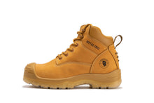 Load image into Gallery viewer, rockrooster Woodland Wheat 6 inch Composite Toe Zip-sided Leather Work Boots AK659