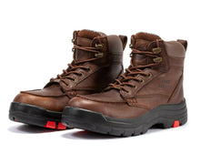 Load image into Gallery viewer, ROCKROOSTER  Zumbro 6 inch Wide Steel Toe, Waterproof Work Boots, Rubber Outsole, EH Protection, ASTM 2413, Work Boots AK372
