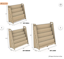 Load image into Gallery viewer, RAY+ROY- Scalloped Toy Shelf + Bookshelf