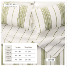 Load image into Gallery viewer, Stripe Quilt - Wesley Collection