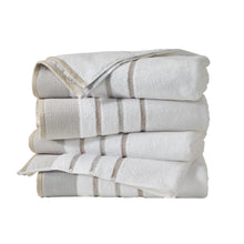 Load image into Gallery viewer, Decorative Cotton Stripe Bath Towel Set - Noelle Collection