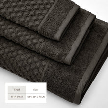Load image into Gallery viewer, Cotton Diamond Waffle Weave Bath Towel Set - Grayson Collection