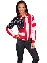 Load image into Gallery viewer, Scully Patriot - Women's Long Sleeve Shirt