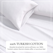 Load image into Gallery viewer, Cotton Solid Flannel Sheet - Nordic Collection