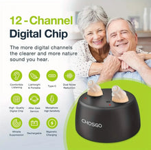 Load image into Gallery viewer, Rechargeable Hearing Aids – Invisible In-Ear, Noise Reduction, Volume Control